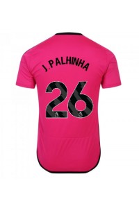 Fulham Joao Palhinha #26 Jalkapallovaatteet Vieraspaita 2023-24 Lyhythihainen